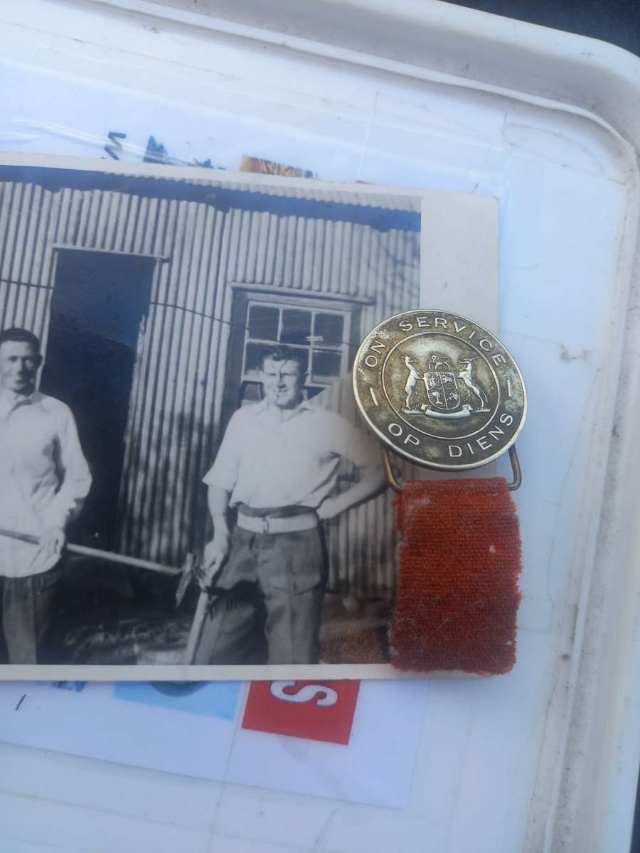 war badge and flags and ect