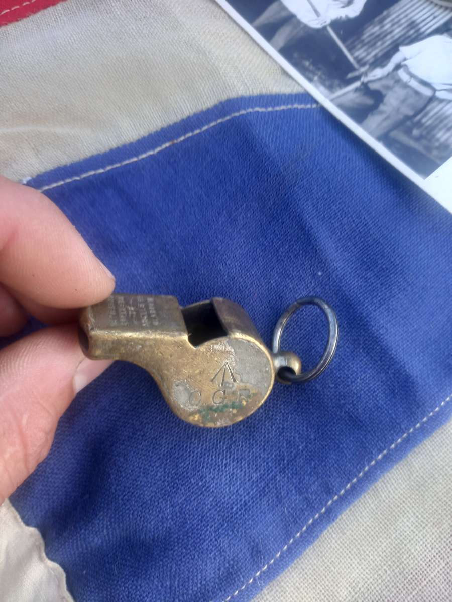 war badge and flags and ect