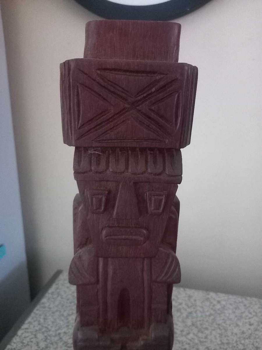 Vintage Hand Carved African Ashanti Fertility Folk Art Sculpture