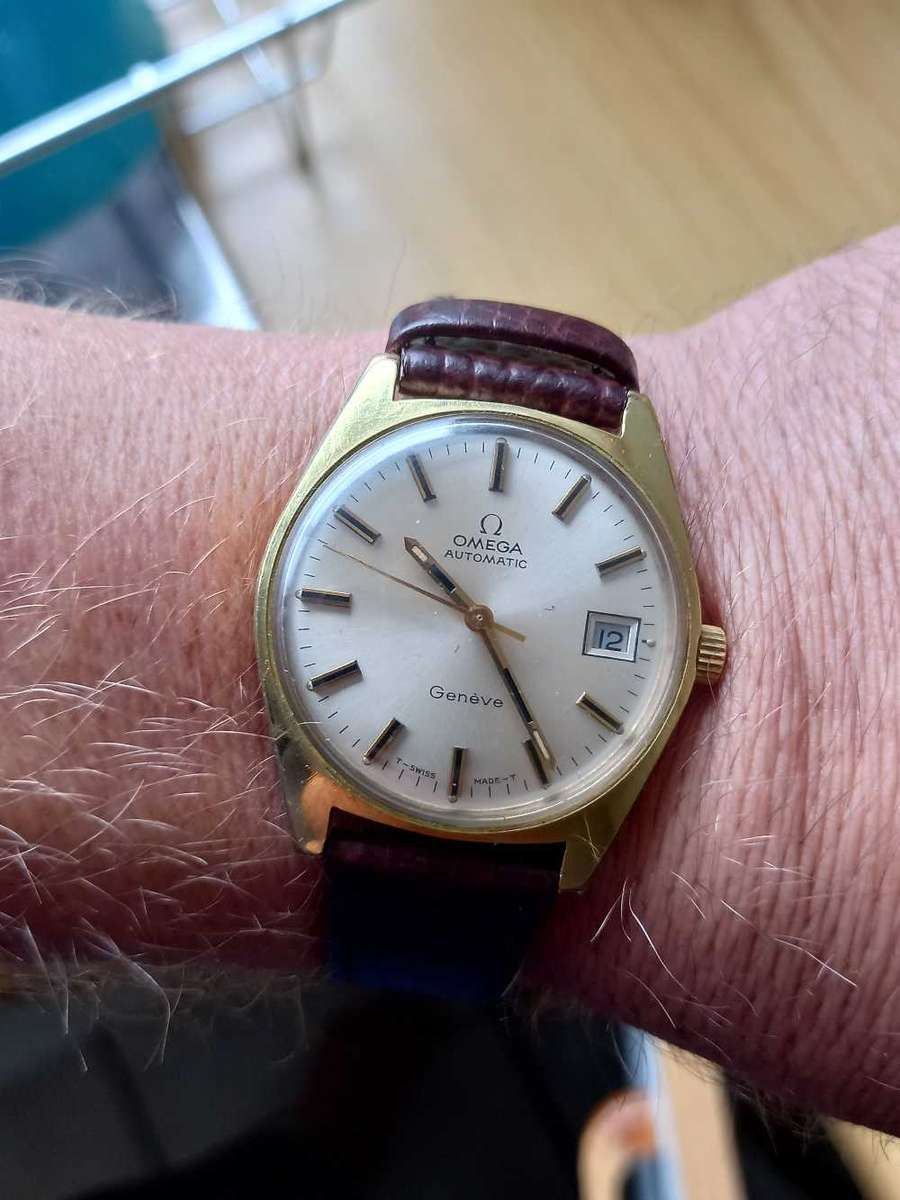Vintage men's omega automatic watch