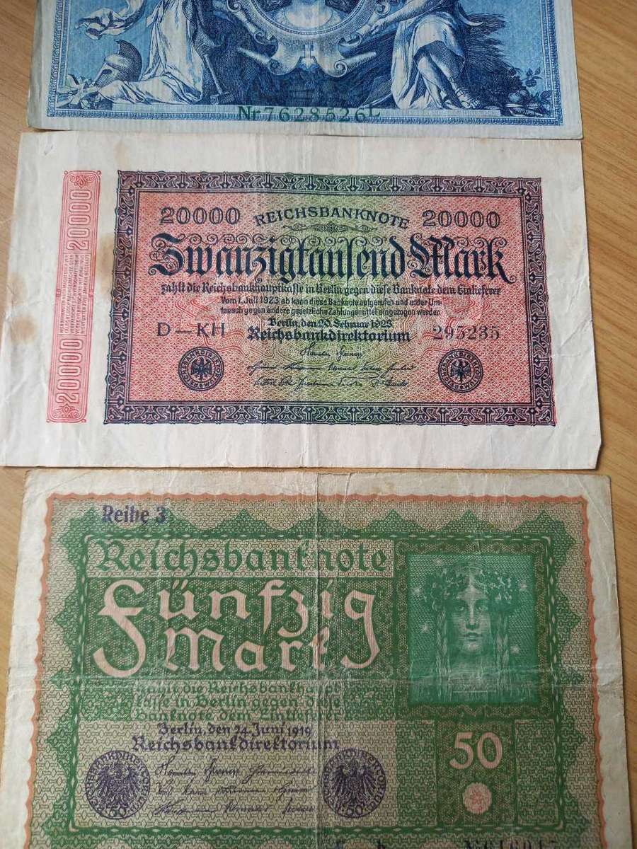 Old bank notes