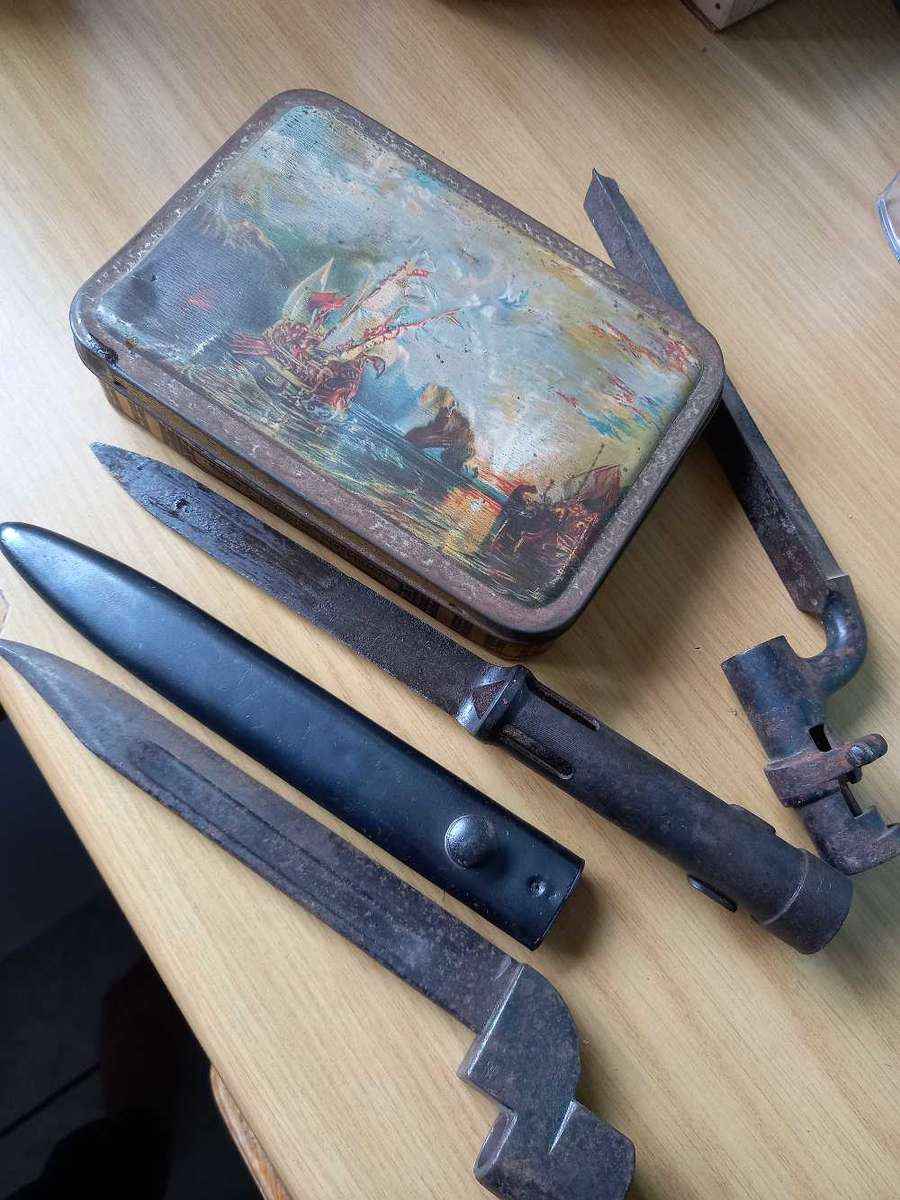 War bayonets medal ect