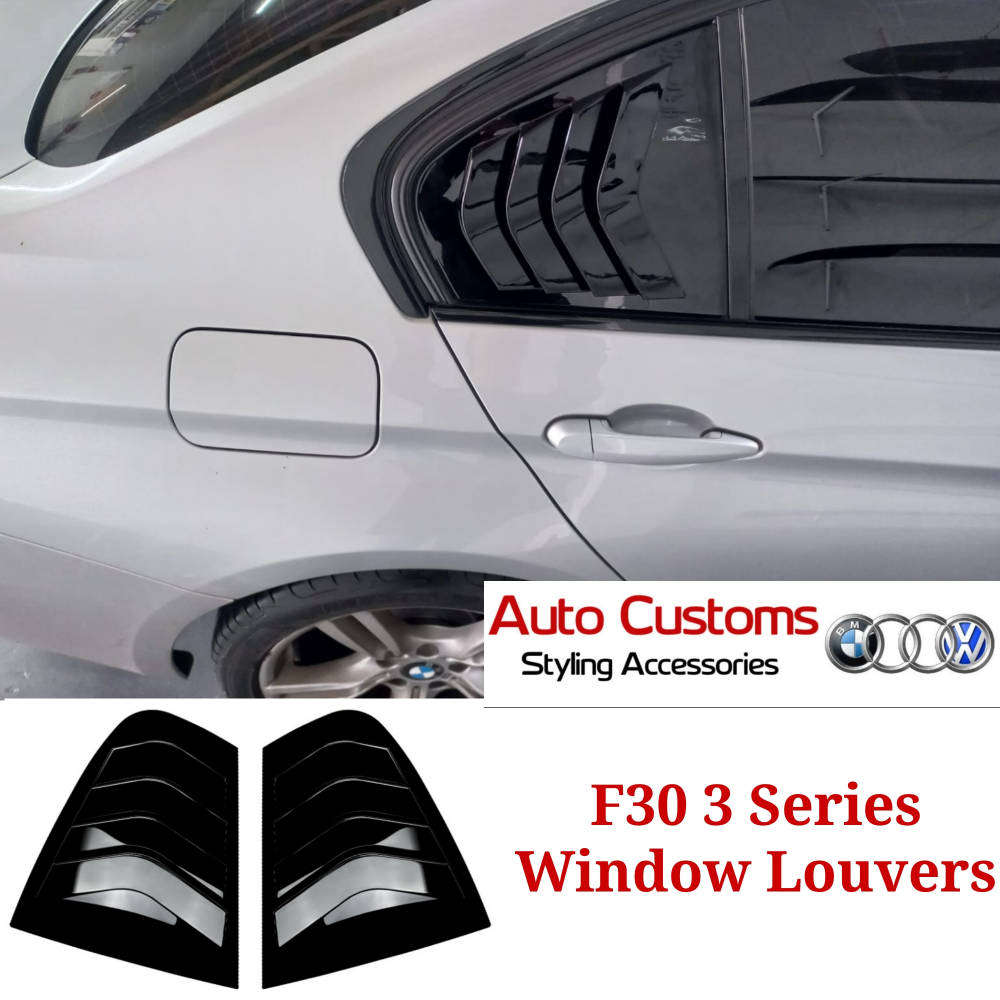 BMW F30 3 Series Rear Window Louvers