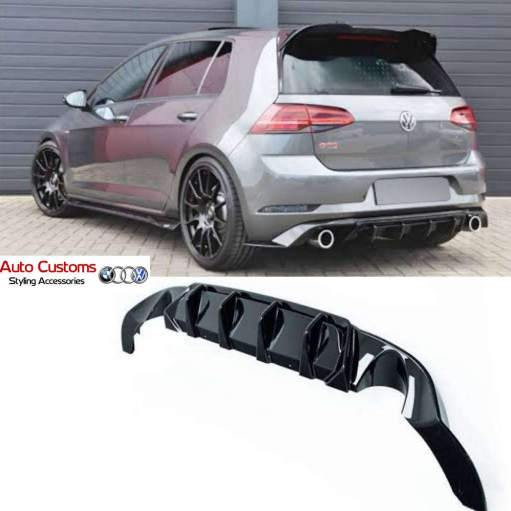 VW Golf 7 GTI Rear Bumper Diffuser