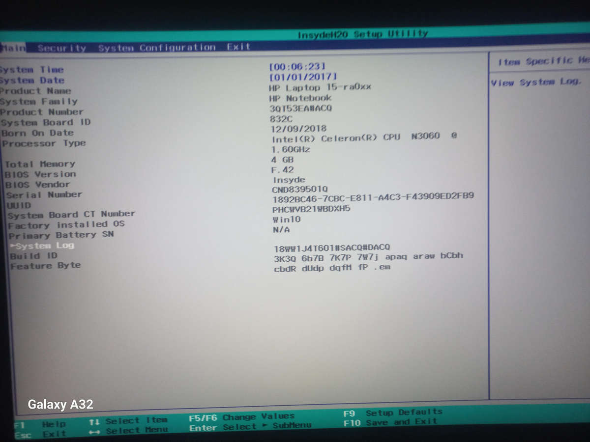 hp 15 ra0xx for spares or repair