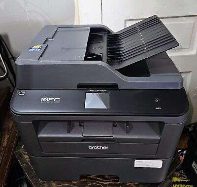 Brother MFCL2740DW Wireless Monochrome Printer with Scanner, Copier and Fax - Black