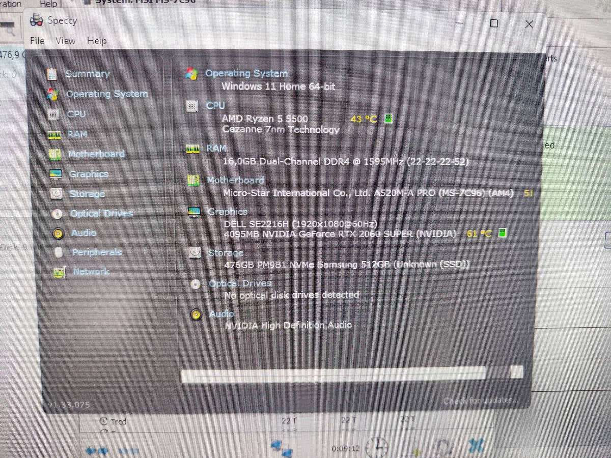 AMD Ryzen 5 5500 Combo**16GB DDR4 Ram**MSI A520M Pro Motherboard
