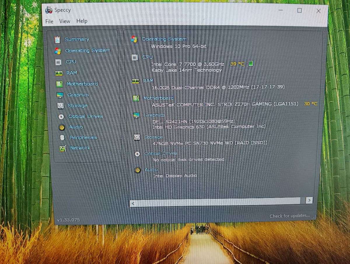 Intel core i7 7700 PC**16GB Ram**m.2/NVME 500GB SSD**Gaming Case