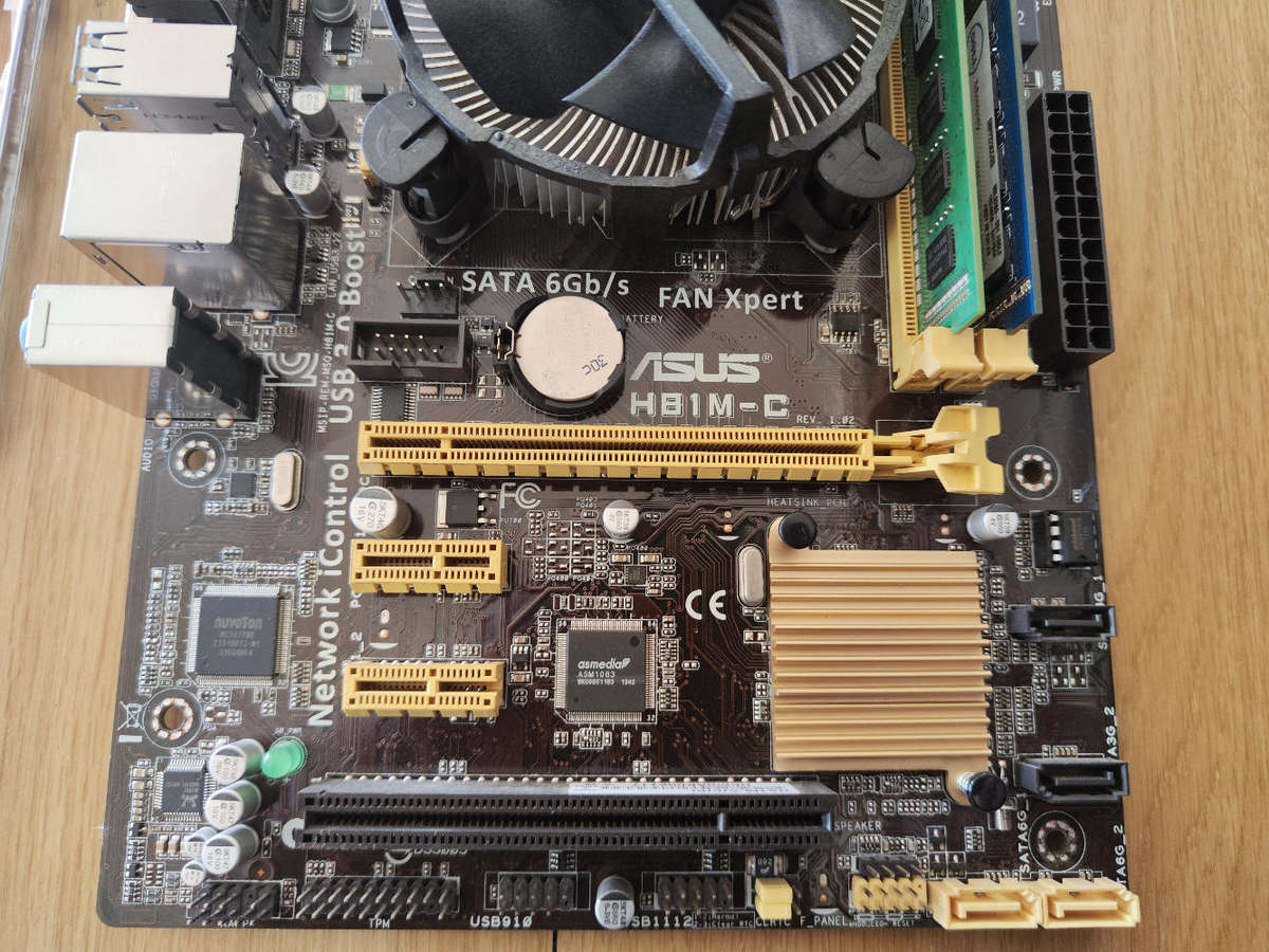 Intel Core i5 4460 Combo**Asus H81M-C Motherboard**No Ram ***