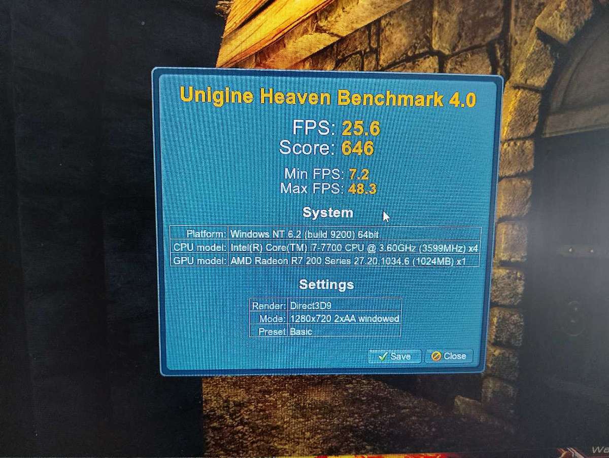 Dell AMD Radeon R7 200 Series 1GB GDDR3 Graphics Card