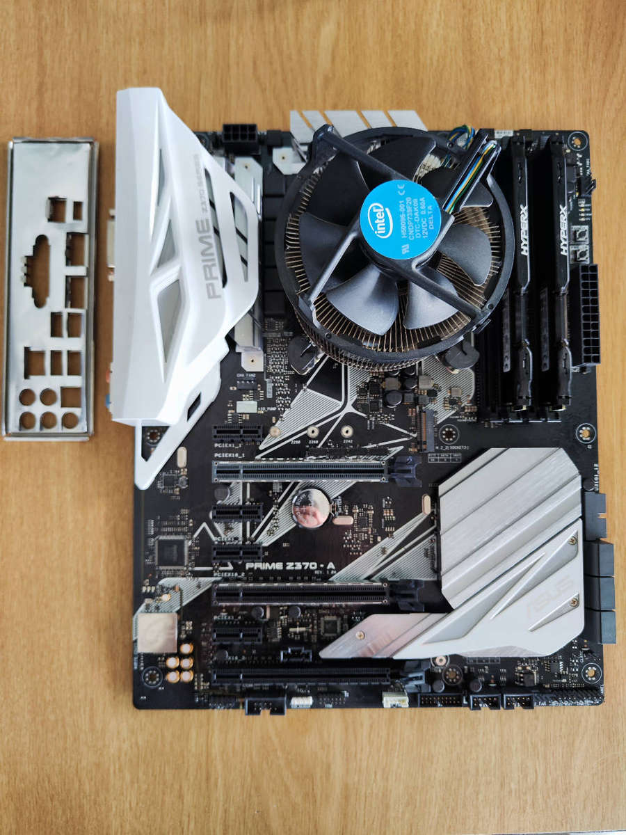 Intel Core i5 8600K Combo**Asus Prime Z370 Motherboard**Hyper X 16GB DDR4 Gaming Ram