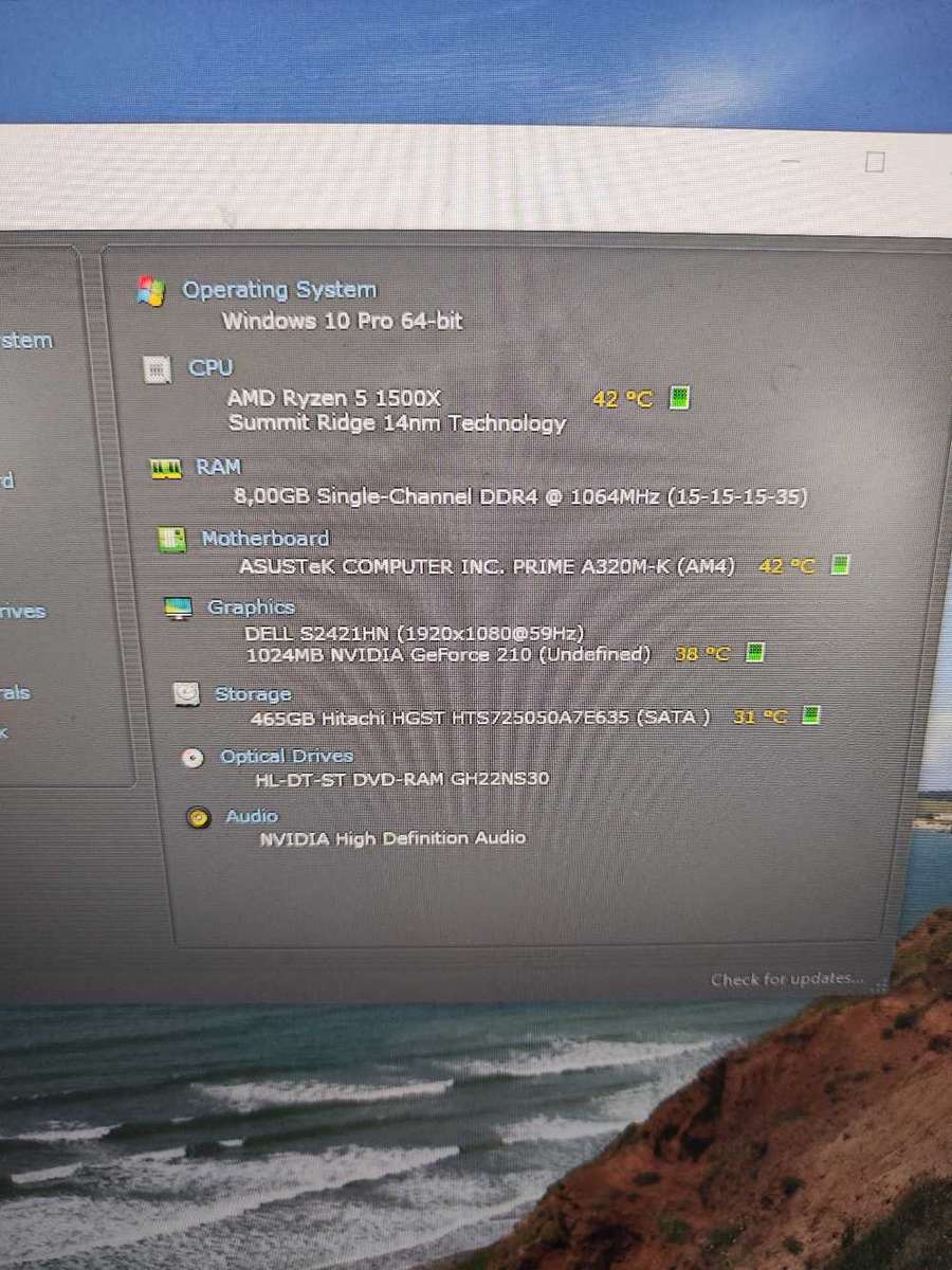 AMD Ryzen 5 1500X Quad Core and 8 Threads**AM4**up to 3.7GHz