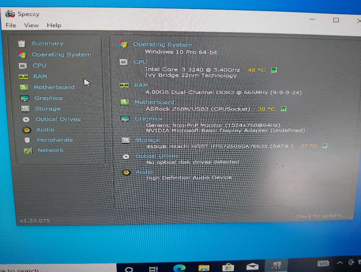 Intel Core i3 3240 Combo**ASRock z68m Motherboard**4GB DDR3 Ram**SATA port damaged