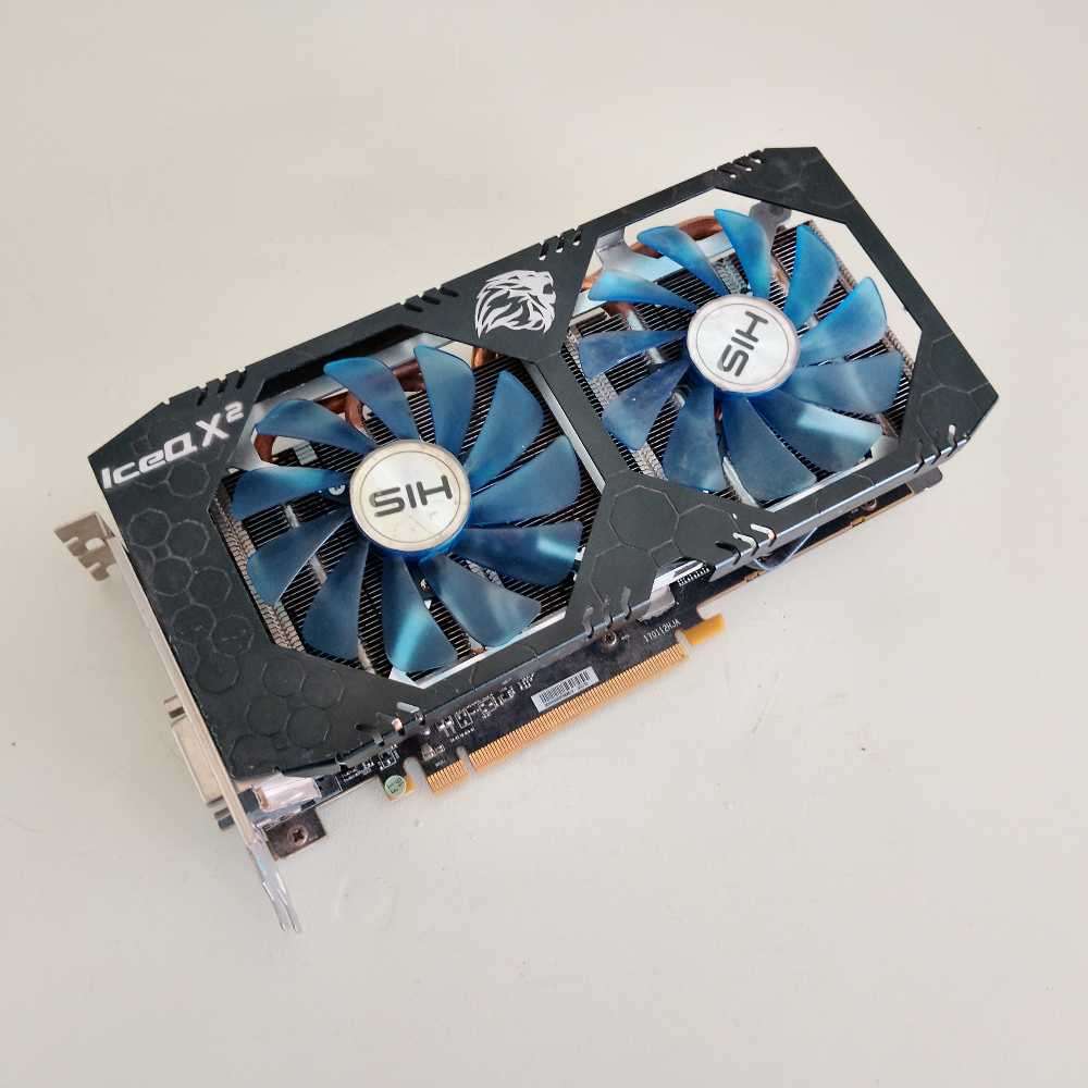 HIS ICE X2 RX580 8GB GDDR5 Graphics Card**Only 1 fan working** Sold As IS