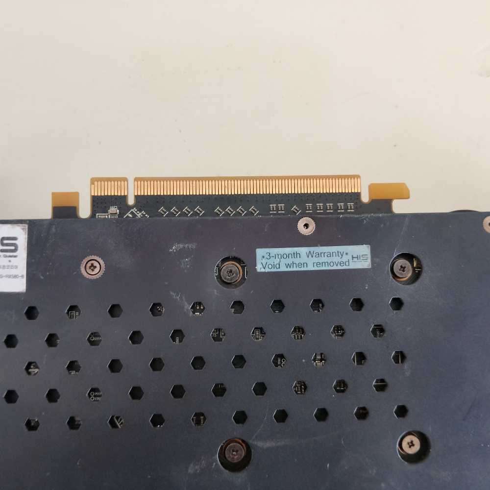 HIS ICE X2 RX580 8GB GDDR5 Graphics Card**Only 1 fan working** Sold As IS