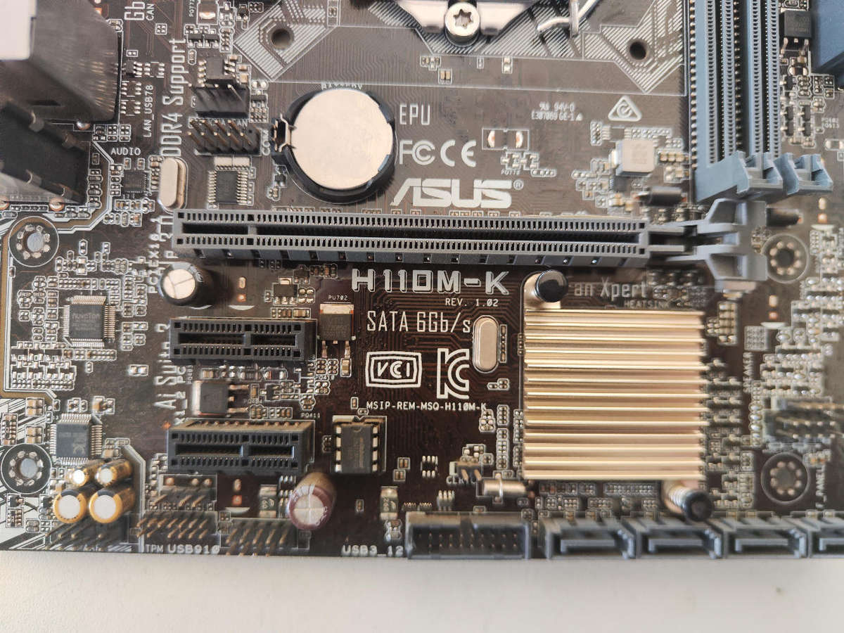 Intel Core i3 6100 Combo**Asus H110M-K Motherboard**