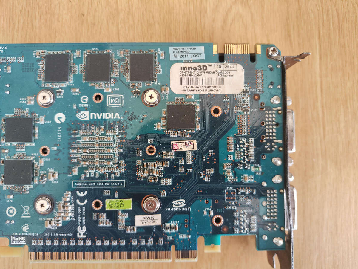 Inno3D Nvidia GTX550Ti 2GB GDDR5 Graphics Card**6Pin power needed**