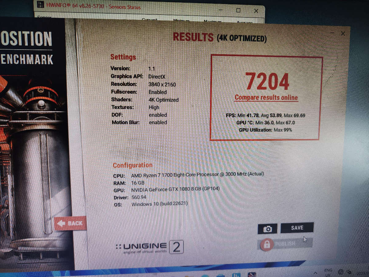 iChill Herculez X 3 GTX1080 8GB GDDR5X Graphics card