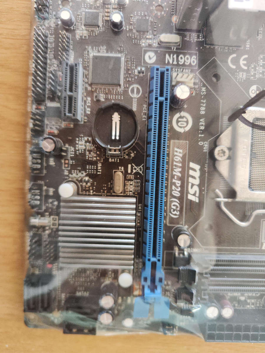 MSI H61M-P20 Motherboard 2nd/3rd gen Board**Parts or Repair**