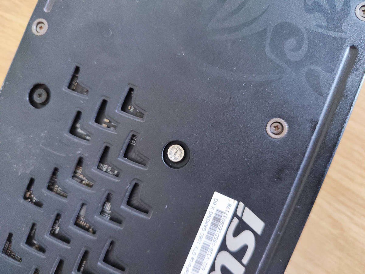 MSI Gaming X GTX1060 6GB GDDR5 Graphics card**8Pin PCIE Power Needed**