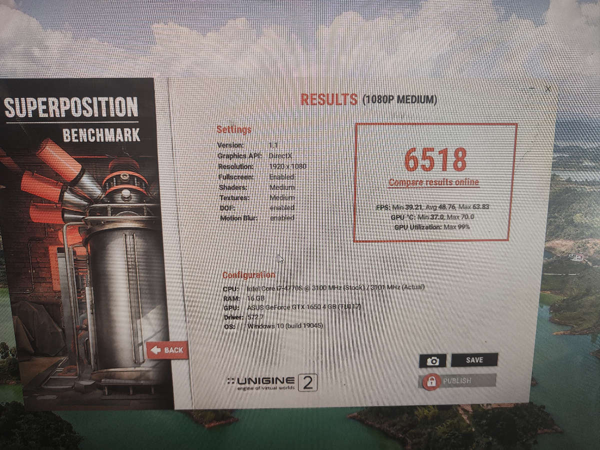 Asus Dual GTX1650 4GB GDDR5 Graphics Card**No external Power needed**