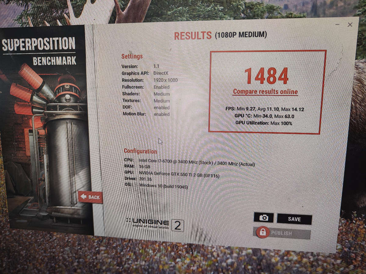 Inno3D Nvidia GTX550Ti 2GB GDDR5 Graphics Card**6Pin power needed**