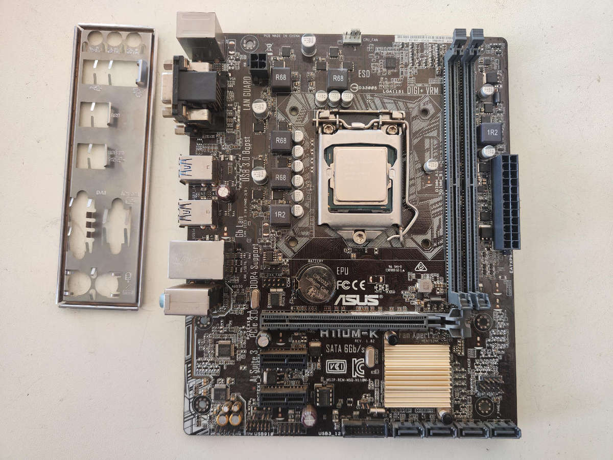 Intel Core i3 6100 Combo**Asus H110M-K Motherboard**
