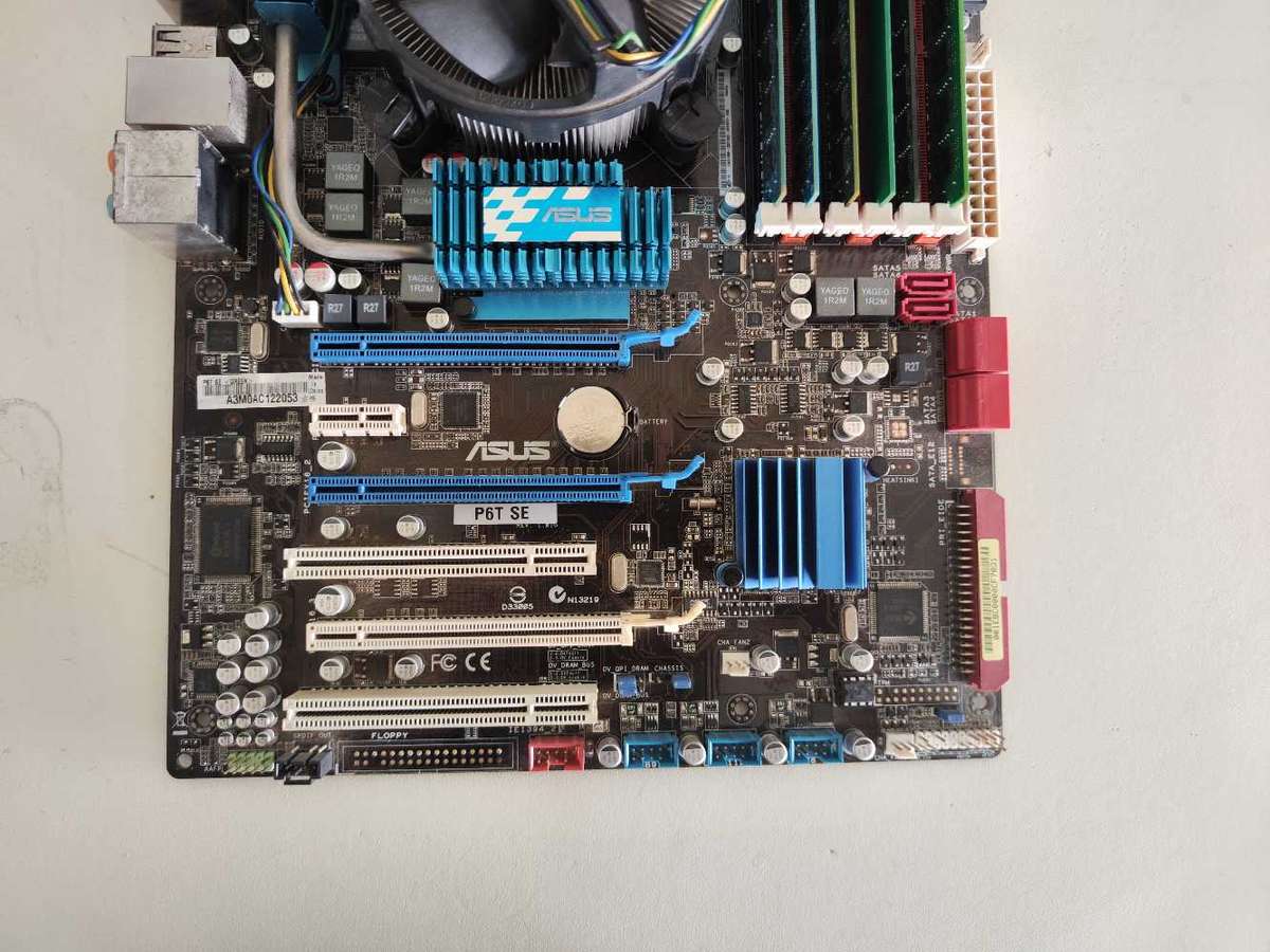Intel core i7 Combo**12GB Ram**Asus P6T SE Motherboard