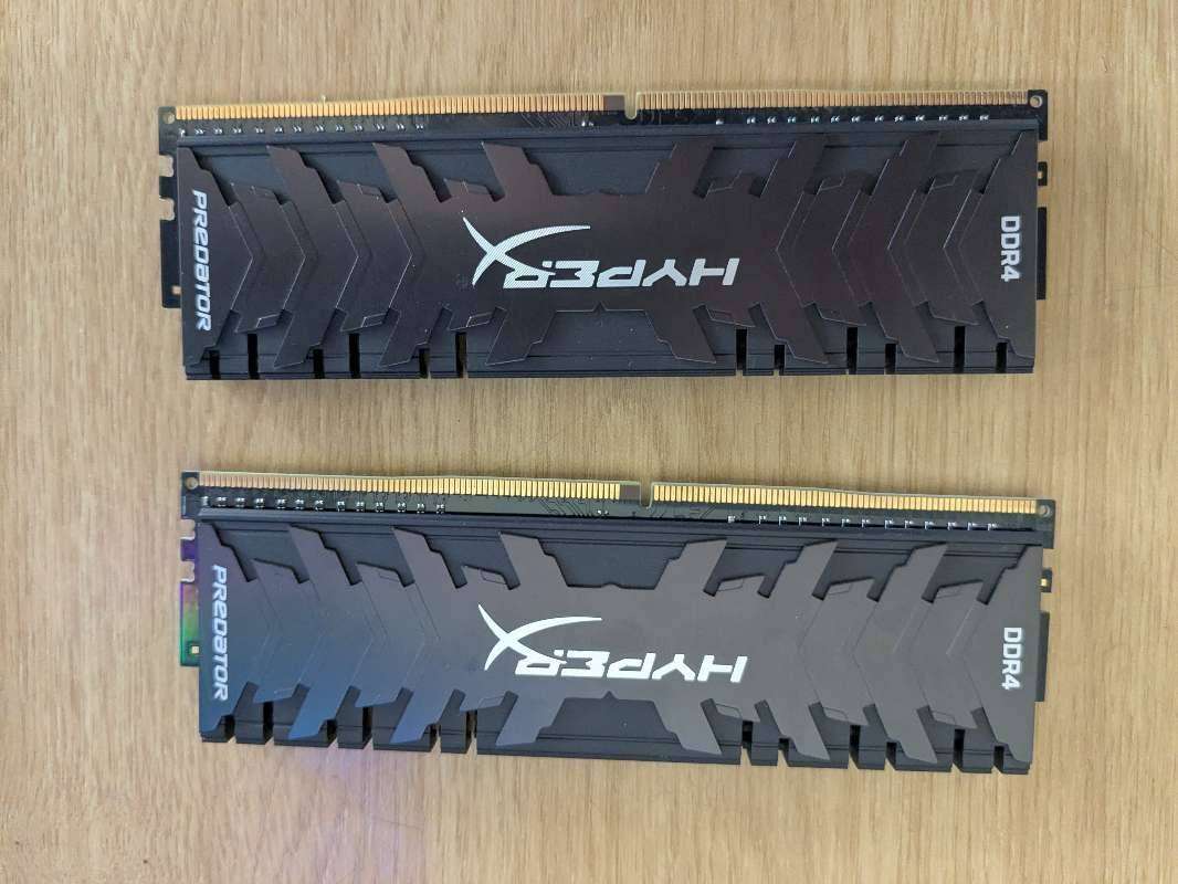 Hyper X 16GB 3200MHz DDR4 Gaming Ram**2 x 8GB**