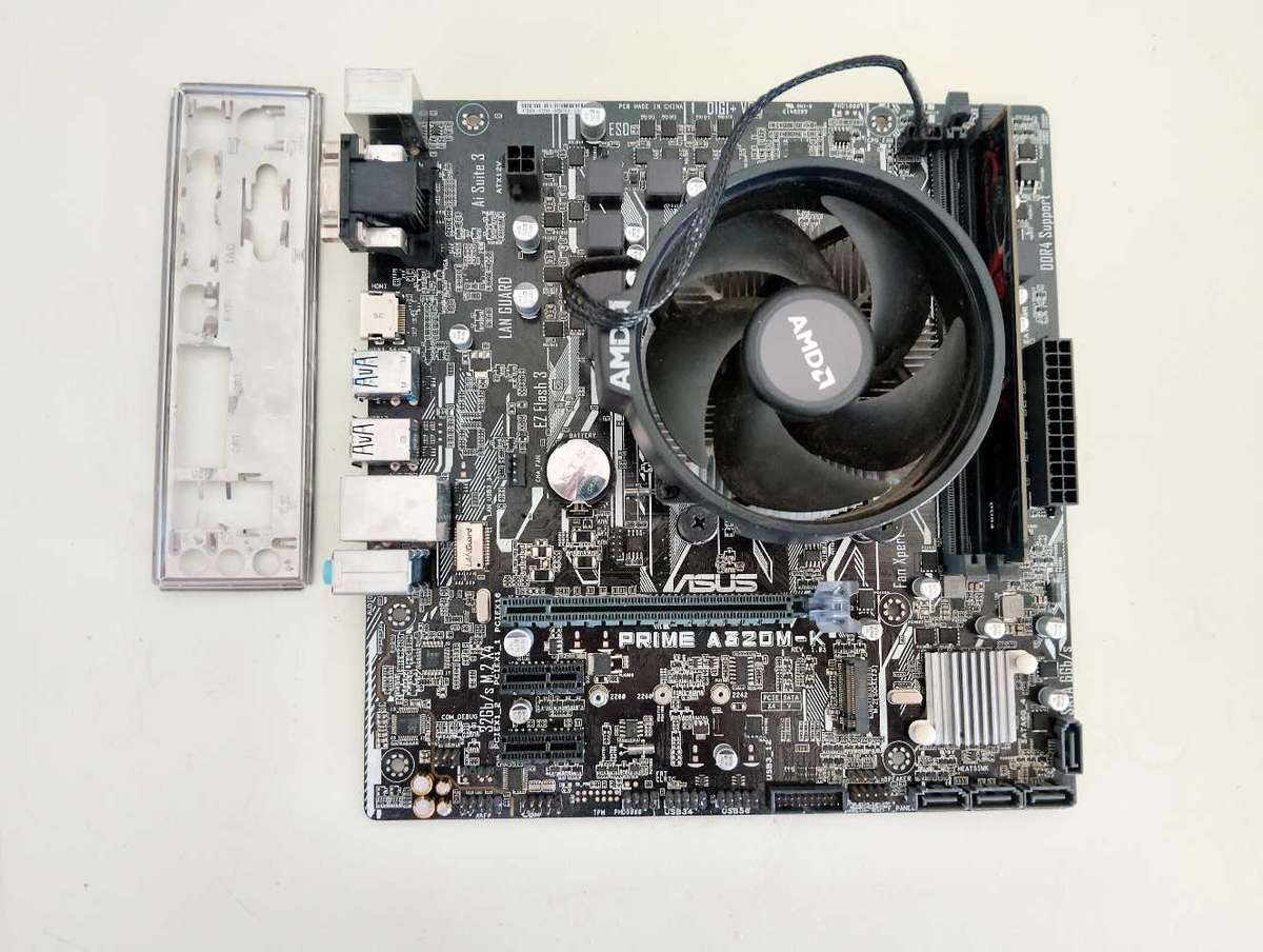AMD Ryzen 3 Combo**Asus Prime Board**GSkill 3000MHz 8GB DDR4 Ram
