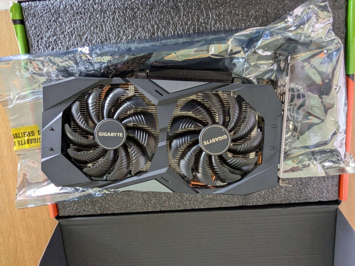 Gigabyte GTX1660 Ti 6GB GDDR6 Graphics card**Boxed**Freshly Repasted