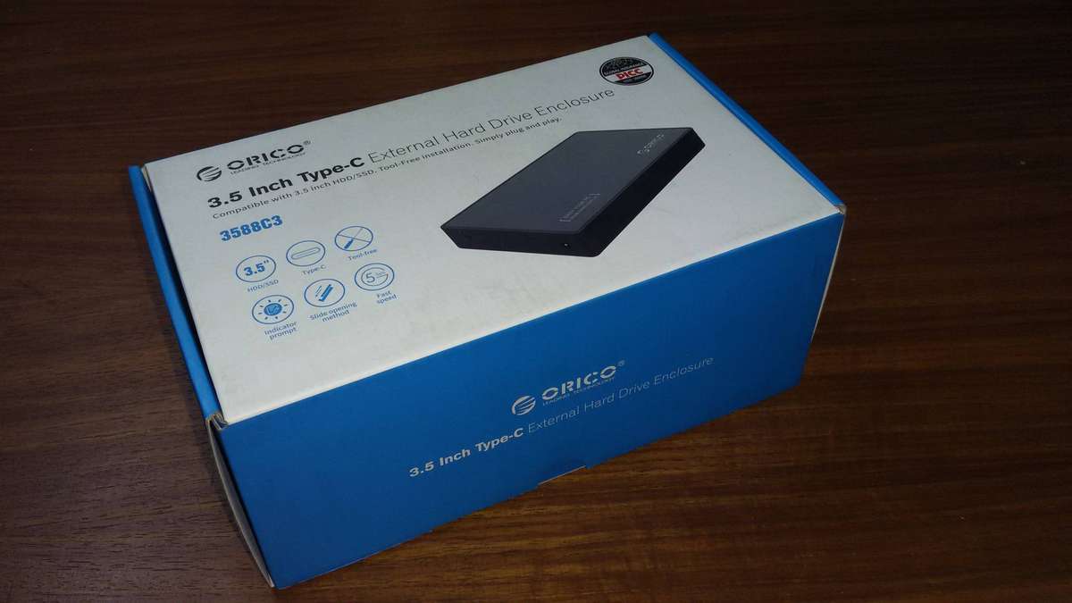 Orico 3.5 Inch Type-C External Hard Drive Enclosure/4TB HDD Combo (Western Digital)