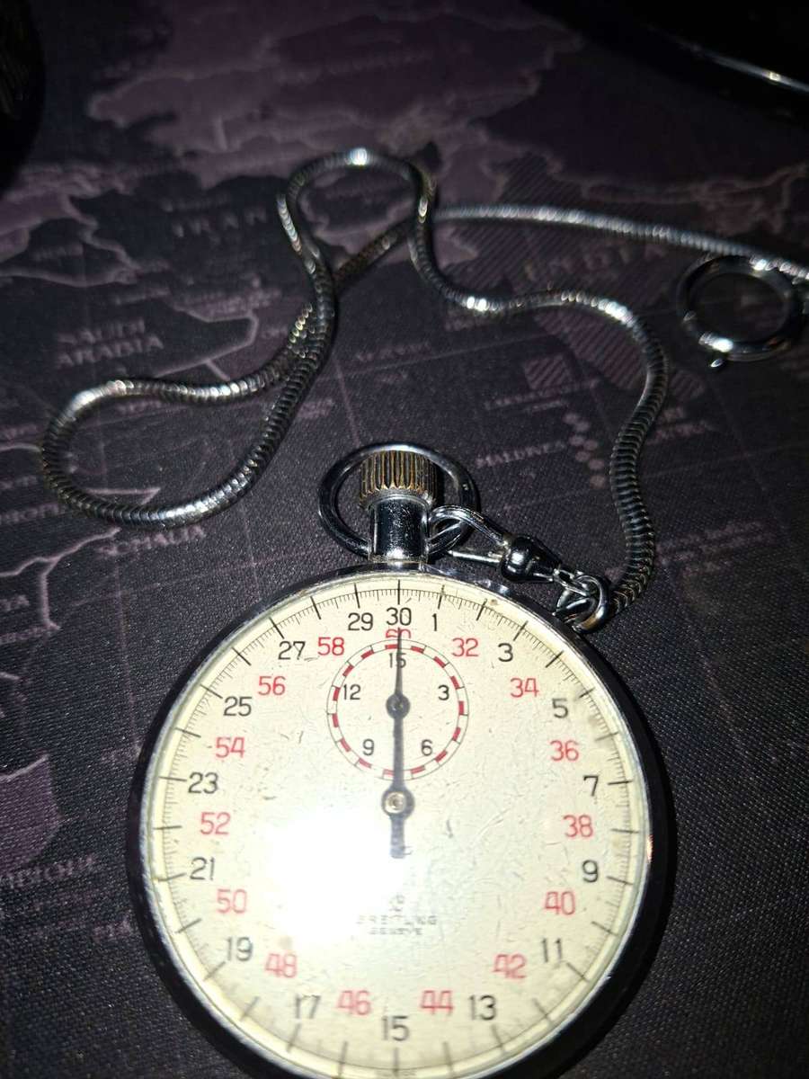 Breitling Genève 1/10th Second Sports Stopwatch
