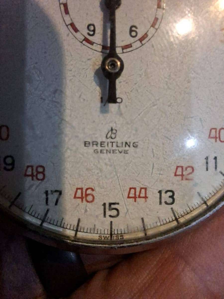 Breitling Genève 1/10th Second Sports Stopwatch