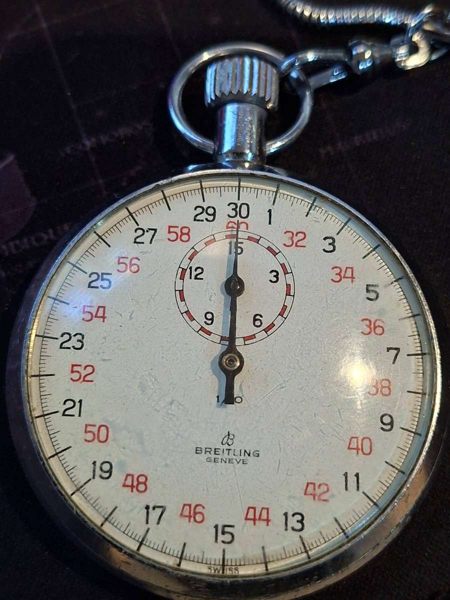 Breitling Genève 1/10th Second Sports Stopwatch