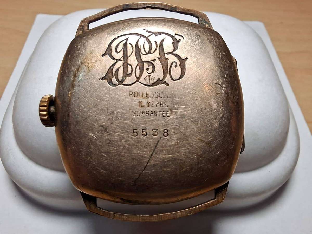 Rare Vintage 1920s Roamer Cushioned Wire-Lug / Trench Watch Head