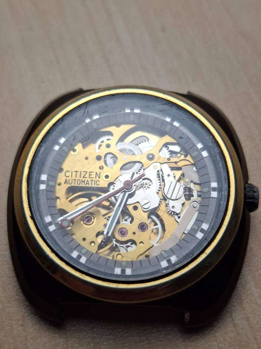 Vintage Citizen 25-Jewel Skeleton Automatic Watch
