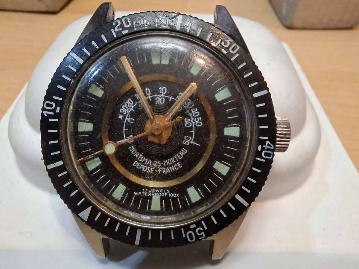 Vintage 1960s/1970s Mortima "Super Datomatic" Diver Style Watch