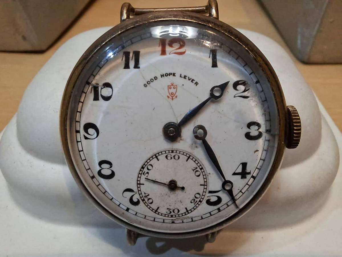 Antique WWI-Era "Good Hope Lever" Trench Watch