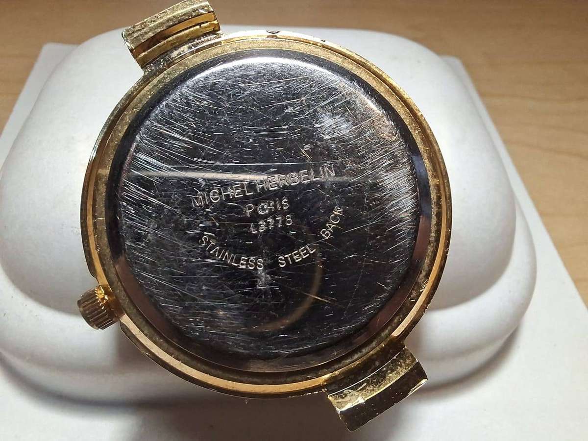 Vintage Michel Herbelin Paris Quartz Dress Watch