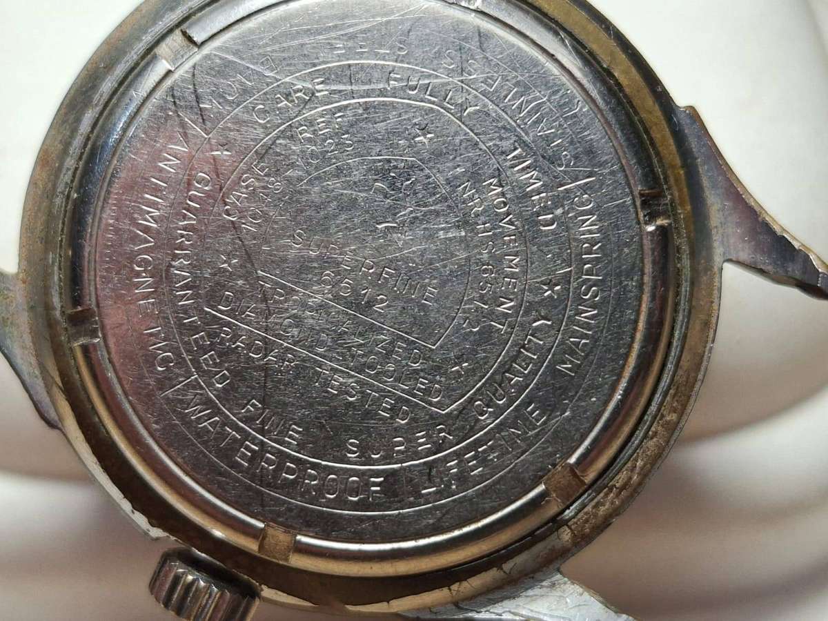 Vintage 1950s Seymour De Luxe 17-Jewel Manual-Wind Watch