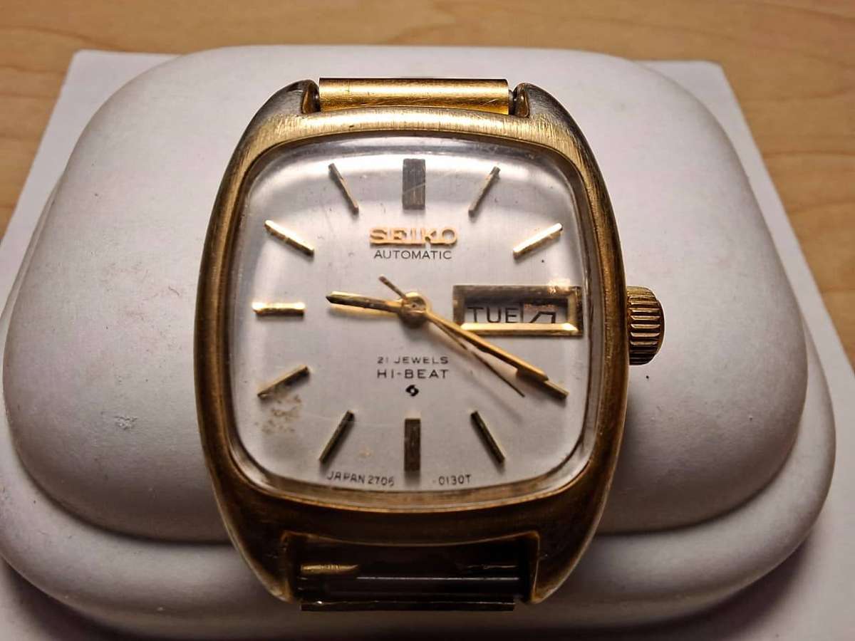 Vintage 1970 Seiko Automatic "Hi-Beat" Day/Date Watch