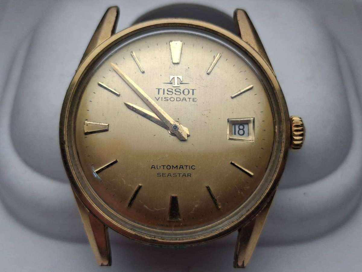 Vintage 1960 Tissot Visodate Seastar Automatic Swiss Watch
