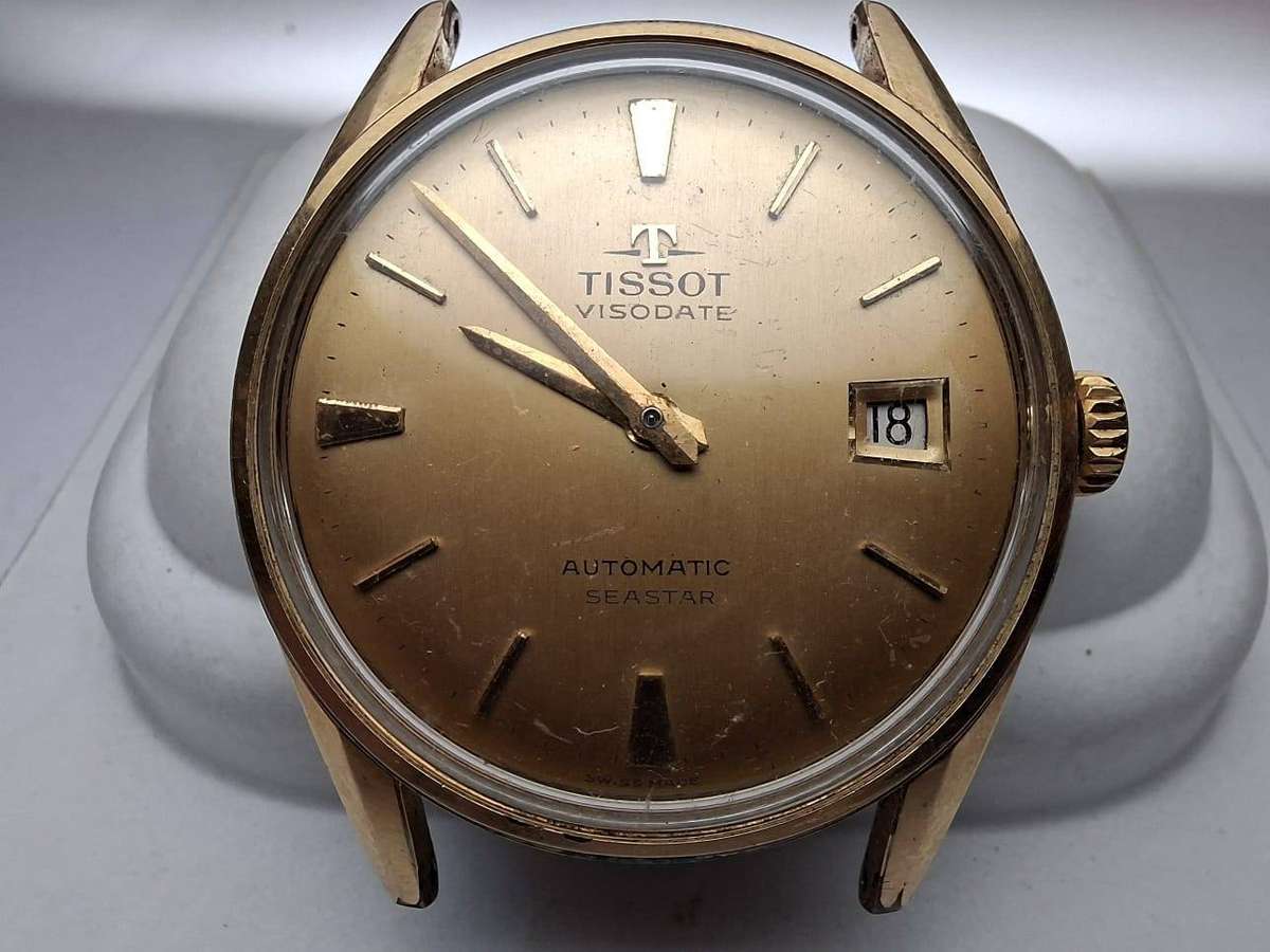 Vintage 1960 Tissot Visodate Seastar Automatic Swiss Watch