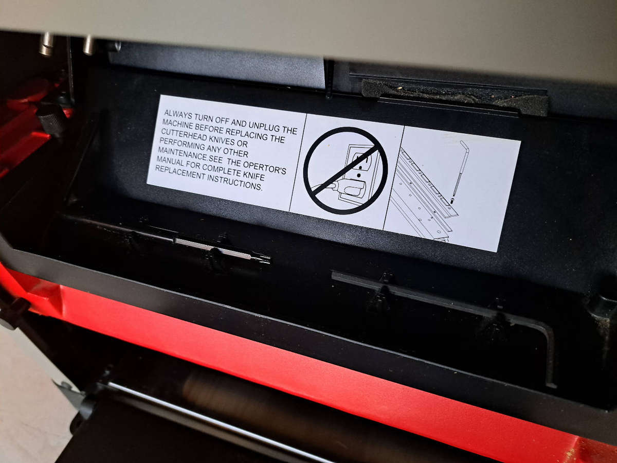 Toolmate thicknesser 12.5"