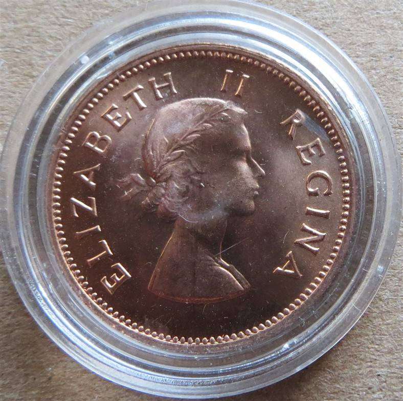 SA Union 1960 1/2d Half Penny - See Colour & Condition