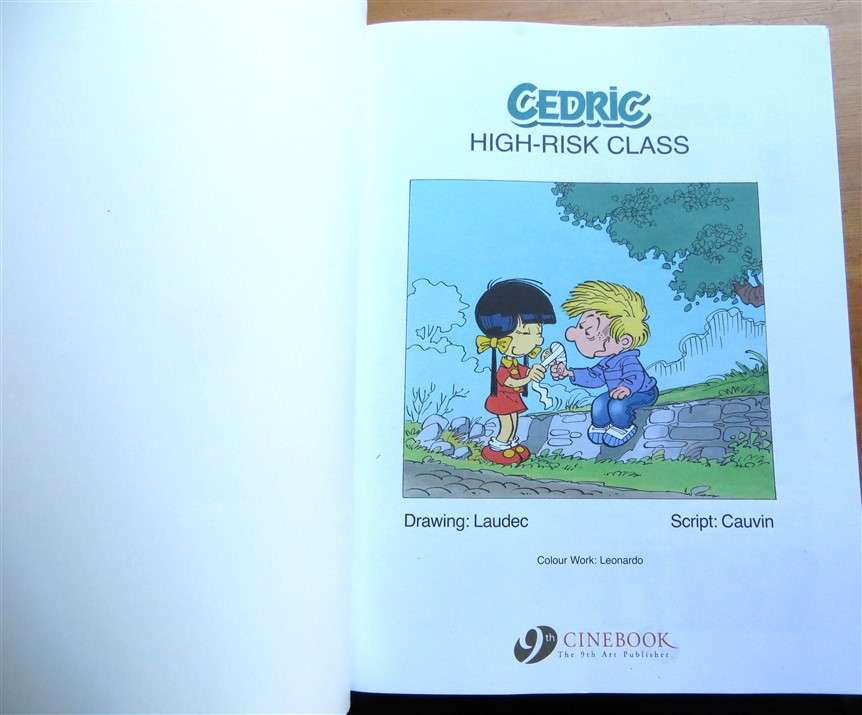 Cedric - High Risk Class - Laudec - Cauvin Comic