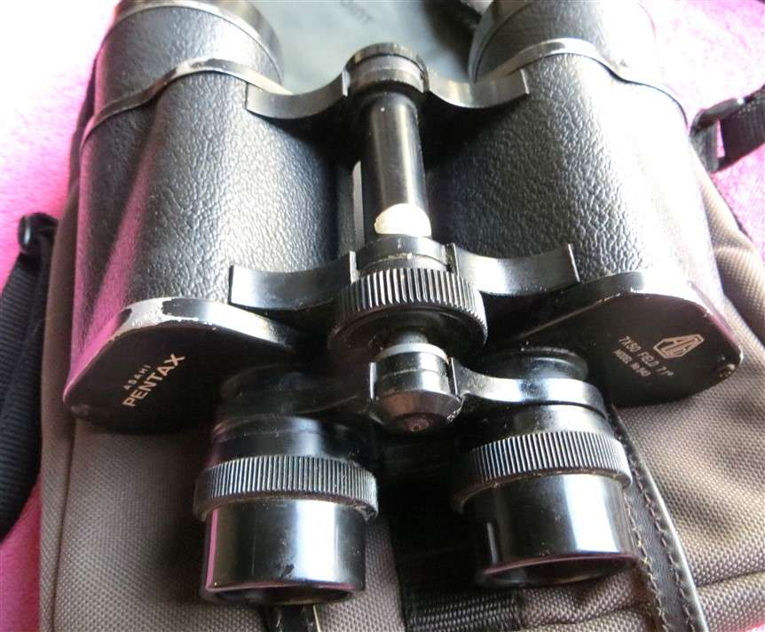 Vintage Pentax Binoculars with Carry Case