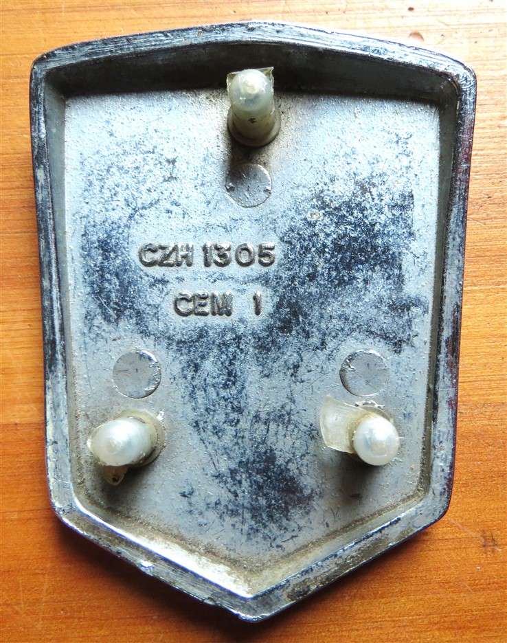 Vintage MINI Car Badge Mini CZH 1305 - Original Hood Badge