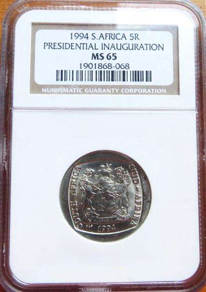 1994 R5 MS65 Pres. Inauguration NGC